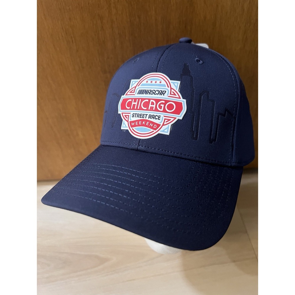New NASCAR Chicago Street Race 2024 Limited‎ Edition Hat Navy Blue Skyline